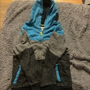 Cat & Jack Blue and Gray Kids Hoodie